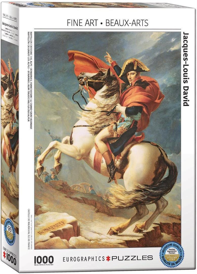 Napoleon Crossing The Alps by Jacques Louis David