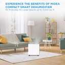 Midea 4,500 Sq. Ft. Dehumidifier with Pump Included 50 Pint - Ideal for Basements, Large & Medium Sized Rooms, and Bathrooms