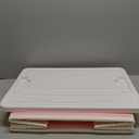 56 Quart Ultra Latch Box Large Storage Bins Waterproof Utility Tote Organizing Container Box with Buckle Lid Collapsible Clear Plastic Storage Box for Clothes and Bedding Pink