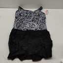 B2prity Tankini Swimsuits for Women Tummy Control Two Piece Modest Bathing Suits Floral Skirt Top with Boyshorts, XL