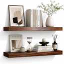 Floating Shelves for Wall, Solid Radiata Pine, 30 Inch, Set of 2, 30x6.8x1.3