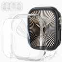 SPGUARD Full Protective PC Hard Case Compatible with Apple Watch Series 11/10,with Tpu Soft Screen Protector,HD Film Face Cover for iWatch S11 S10 Accessories, 5 Pack