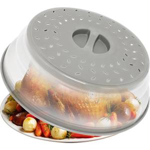 8.3inch Collapsible Microwave Food Cover, Splatter Guard,Vented Microwave Lid for Food, BPA free TPR, Dishwasher safe