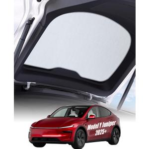 Rear Windshield Sunshade for Tesla Model Y Juniper 2025 2026, Rear Tailgate Foldable Sunshade Cover, 3-Gen Heat Insulation Glass Roof Sun Shade