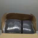 WhatsBedding Japanese Floor Mattress Futon Mattress 3" Black Tatami Mat Shredded Memory Foam Filled Sleeping Pad, Foldable & Portable Roll Up Lounger Camping Bed for Kids and Adult,Queen Size 60"x 80"