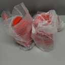 NutriChef 5 in 1 Cheese Grater & Shredder | 5 Different Blades for Thin, Thick, Julienne Strips, Wavy, & Straight Strips | Includes Hand Crank, Strong Suction Base & Storage Container | Red