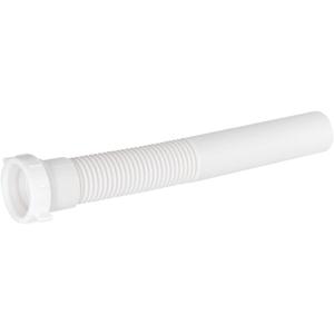 EZ-FLO 1-1/2 Inch x 12 Inch Flexible Extension Tube with Slip-Joint Nut and Washer, White Polypropylene, 35317 (Pack of 3)