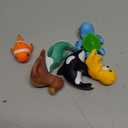 Tub Works Marine Mold Free Bath Toys, 6 Pack | Sealed, No Hole Bath Toys Design Keeps Moisture Out | Soft, Squeezable & Float on Water | Easy-Grip Baby & Toddler Bath Toy Set | Great Baby Pool Toys