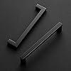 Ravinte 20 Pack 4-1/2 (4 Inch Hole Center) Inch Square Cabinet Handles Matte Black Pulls Drawer Pulls Kitchen Hardware Handles
