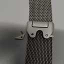 Titanium Milanese Loop Band Compatible with Apple Watch Bands Ultra 3/2/1 49mm 46mm 45mm 44mm for Men Women, Parachute-style Buckle Metal Mesh Bracelet Strap for iWatch Series 11 10 SE 9 8 7 6 5 4