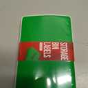 MESS Large Bin Labels for Storage Bins (50 6x4) Storage Bin Labels - Pantry Labels - Labels for Organizing - Removable Labels for Storage Bins Craft Organization - Moving Labels for Boxes (Green)