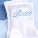 xo, Fetti Bride Pilates Sock - Grippy Bottom | Bachelorette Party, Bridal Shower, Wedding Gift, Bride Tribe, Something Blue, Bridal Socks