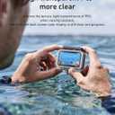 TELESIN Waterproof Case with Anti-Fog for DJI Osmo Action 6 Camera, Underwater Housing Shell Cage Supports 60M/196FT Deep Diving Scuba Snorkeling with Quick Release Bracket Screw Action 6 Accessories
