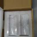 Marble Rolling Pin Holder,Rolling Pin Display Rack,Suitable for Storing Rolling Pin,Pizza Roller,Spoon,Knive,Fork and Other Kitchen Utensils,Set of 2(White Grey)