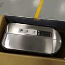 simplehuman 40 Liter / 10.6 Gallon Dual Compartment Butterfly Lid Kitchen Recycling Step Trash Can, Brushed Stainless Steel