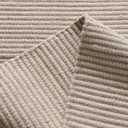 KEMA Wool Cotton Hand Woven Chunky Knit Popcorn Rug - Ivory Contemporary Area Rug for Living Room Bedroom (Ivory, 4x6)