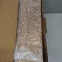 Acacia Wood Utensil Holder for Party, 6-Compartment Paper Plate and Silverware Organizer with Handles, Rustic Utensil Caddy for Parties, Outdoor Gatherings, and Kitchen Countertop Organization