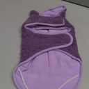 Malier Dog Winter Coat, Reversible Fleece Dog Cold Weather Coats, Windproof Warm Snow Puppy Jacket Vest Pet Clothes for Small Medium Large Dogs (Purple, Medium)