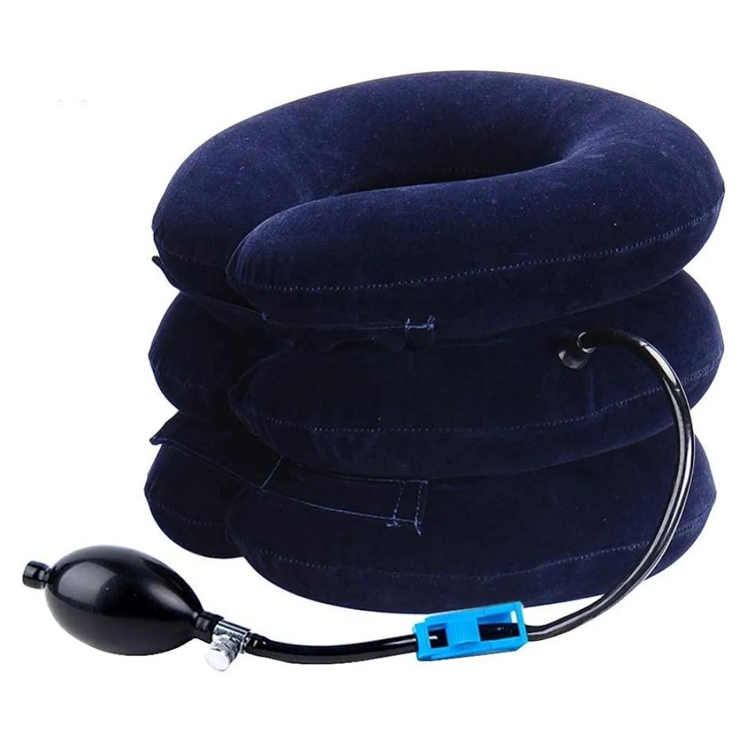 Cervical Neck Traction Device Inflatable Neck Stretcher, Easy to Use for Chronic Neck and Shoulder Pain Relief Traction Spine Alignment, Neck Cervical Brace