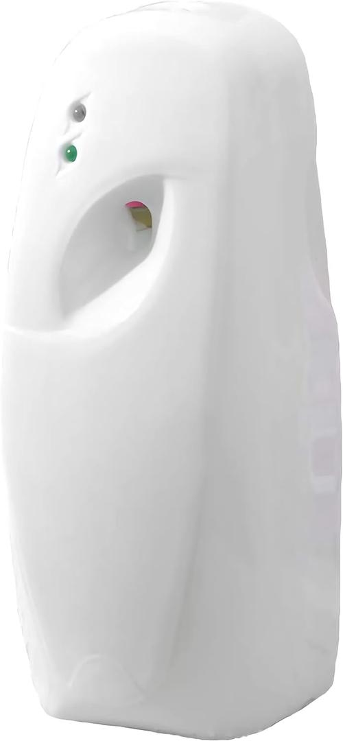 Automatic Air Freshener Dispenser, Home indoor Wall-mounted Automatic Adjustable Fragrance Aerosol Sprayer for Bathroom, Hotel, Office and Public Area,White,Air Freshener Spray Refill not included (1 PACK)