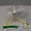 Set of 4 Legs for Furniture, 5 Inch Brushed Gold Furniture Legs, DIY Replacement Sofa Legs Feet, Modern Triangle Metal Table Legs for Cabinet Cupboard Couch Chair Dresser Risers (Medium)