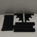 Three Jewelry Display Stand Organizer for Necklaces Bracelets Bangles Watches Black Protective Holder for Display and Storage