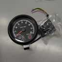 MH 3.75" 95mm Tachometer 0-8000 Large RPM Gauge 7 Color Car AUTO Tacho Shift Light with Dashboard Pod (Black)