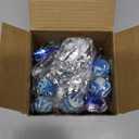 Leyndo 24 Pcs Colorful Streamer Balls Rubber Comet Ball Decorations for Party Favors, Goodie Bag Stuffers,Piata Fillers, Assorted Colors