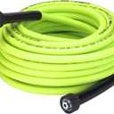 Flexzilla Pressure Washer Hose 5/16" 50' M22 3100PSI, ZillaGreen - HFZPW3550M-E