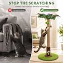 RPZ Cat Scratching Post, Sisal Scratcher with Toys for Indoor Cats | Protects furniture while satisfying natural scratching instincts. Durable sisal post with interactive toys for daily play.