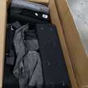 Merax Modern U-Shaped Cloud Couch Set with Oversized Chaise Lounge, Chenille 6-Seat Sectional Sofa Sleeper Bed with Cup Holders for Living Room Dark Gray