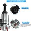 Rear Left Air Suspension Shocks Absorber Struts for Ford Expedition 2007-2016 Lincoln Navigator 2007-2014 Replacement OE 7L1Z5A891B