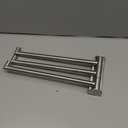 Aomasi Brushed Nickel Swivel Towel Bar, 304 Stainless Steel Triple Rotatable Towel Rack, Wall Mounted