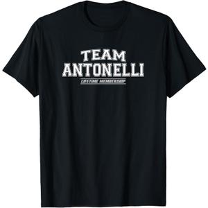 Team Antonelli | Proud Family Surname, Last Name Gift T-Shirt