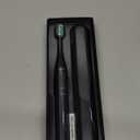 Aquasonic Icon ADA-Accepted Rechargeable Toothbrush | Magnetic Holder & Slim Travel Case | 2 Brushing Modes & Smart Timers | Gentle Micro-Vibrations(Onyx) (1 Count (Pack of 1))