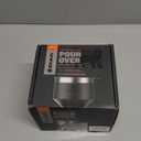 STANLEY Perfect Brew Pour Over | Manual Single Cup Coffee Maker | Drip Coffee Maker with Reusable Filter | Easy Clean Stainless Steel | BPA-Free | Charcoal Glow