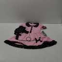 Nuehoryu 50s Costumes for Girls 50s Poodle Dress with Polka-Dot Printed Scarf for Kids Halloween Costume, Small