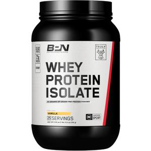 BPN Whey Protein Isolate, Grass-Fed, Vanilla, 25 Servings, BB:01/2028