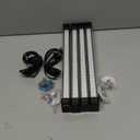 4 Pack Rechargeable Black Light Bar 10W Battery Operated Blacklight, Portable BlackLights for Glow Party Fishing