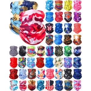 JaGely Summer Neck Gaiters for Men Multi Cooling UV Protection Neck Gaiter for Sun Protection Face Mask Balaclava Motorcycle