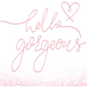 Hicarer Hello Gorgeous Metal Wall Art Decor Minimalist Decoration Metal Hello Gorgeous Decorative Sign for Living Room Office Bedroom Hotel Home Wall Decoration(Dusty Pink,Classic Style)