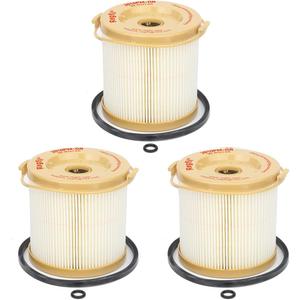 Racor 2010PM-OR Fuel Water Seperator Filter / 500FH Filter FS20103 33794 Racor 2010PM 2010TM-OR Fuel Filter Element Replacement for 500 Turbine Series Marine Diesel Engine 30 Microns (3 Pack)