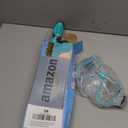 Greatever Dry Snorkel Set, Panoramic Wide View Anti-Fog Scuba Diving Mask,Professional Snorkeling Gear for Adults Kids (Large, Green)