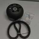 Super 30 Series Torque Converter Driver Clutch, Fit all 30 Series TAV Kits with 3/4" Shaft Engine Compatible with Predator 212cc 196cc 224cc 225cc 2-8HP, Fit for Coleman KT196 Go Kart with Drive Belt (black)