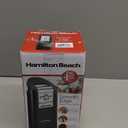 Hamilton Beach Smooth Touch Electric Automatic Can Opener Easy Push Down Lever, For All Standard-Size and Pop-Top, Extra Tall, With Bottle Opening Accessory and Built-In Knife Sharpener, Black