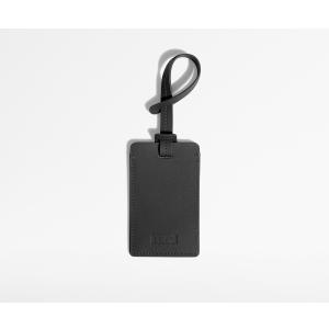 Away Luggage Leather Black Travel Name Tag PC20 Luggage Tag Black Standard