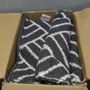 OLANLY Indoor Door Mat, 48x32 Inch, Dirt Resistant and Absorbent, Non-Slip Rubber Backing Floor Mats, Easy Clean Low-Profile Doormat for Entryway, Front Door, and Inside Entrance, Grey