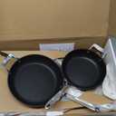 All-Clad Black Nonstick 12" Skillets Set of 3, 834, 1034, 1234