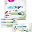 WaterWipes Sensitive+ Baby & Toddler Wipes, 3In1 Cleans, Cares, Protects, 99.9% Water, Textured Clean, Unscented & Hypoallergenic, 240 Count (4 Packs)