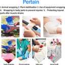 OZER 12 Pack 4 Inch x 5 Yards Self Adhesive Bandage Breathable Cohesive Bandage Wrap Rolls Elastic Self-Adherent Tape for Stretch Athletic, Sports, Wrist, Ankle (Colorful)